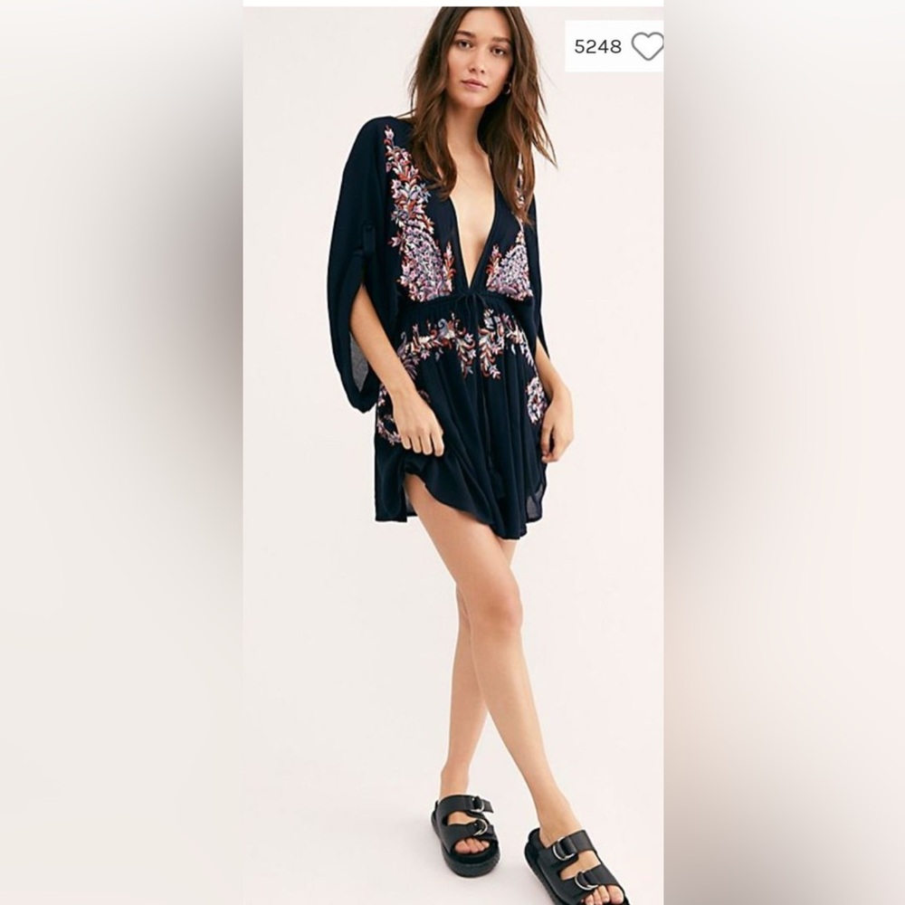 Free People Dress  Midnight Combo
